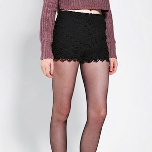 Black Lace Kimchi Blue Shorts